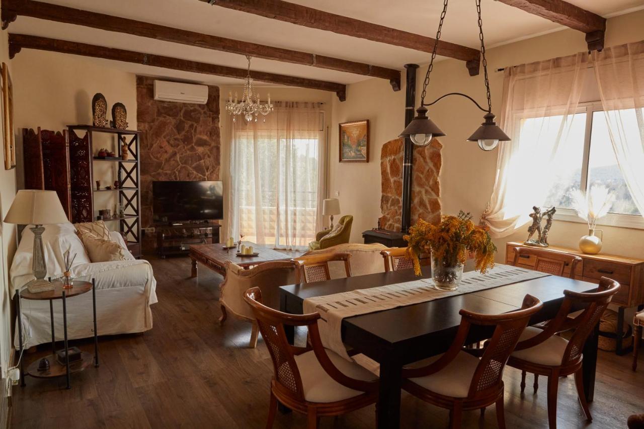 Amazing Vila Close To Sitges, Jacuzzi, Swimming Pool & Exellent Views Olivella ภายนอก รูปภาพ